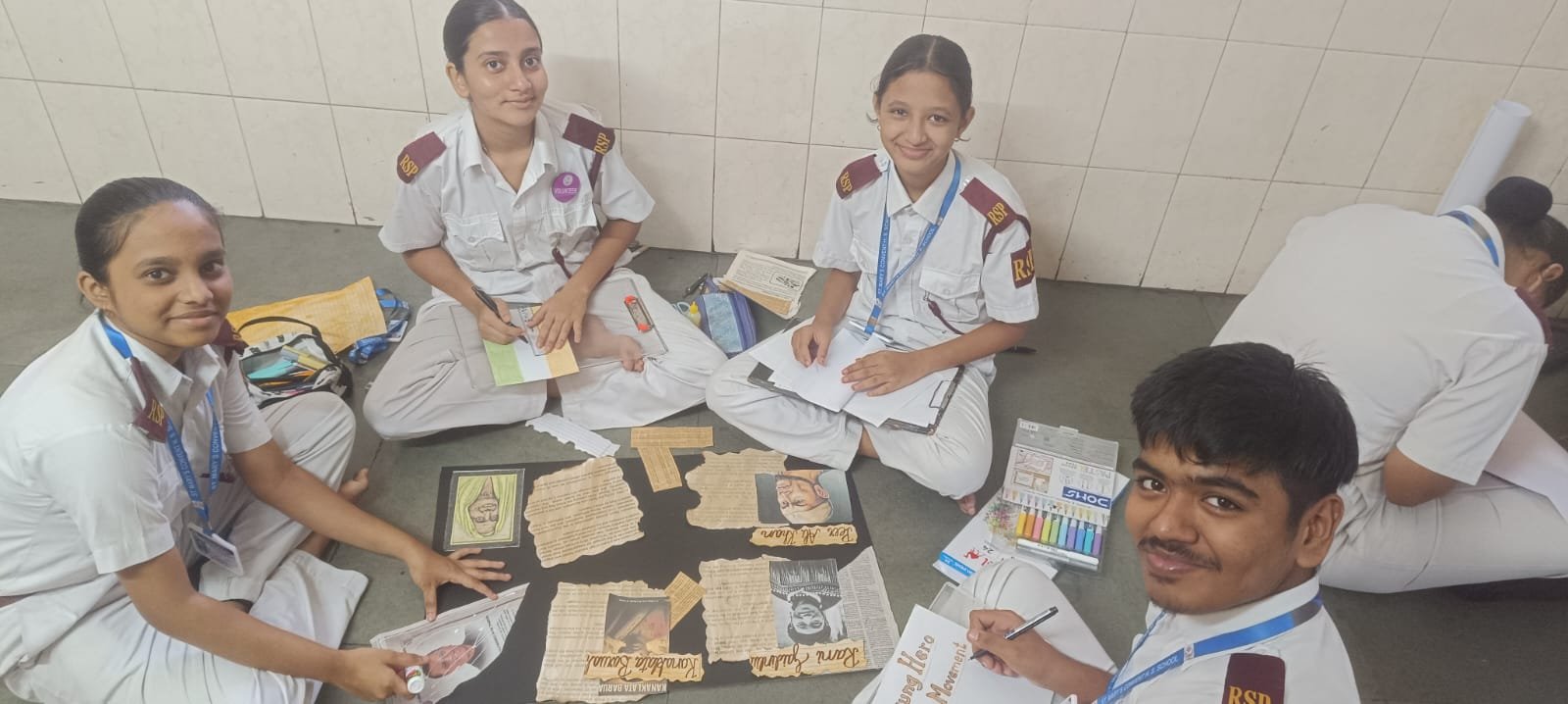 Collage Making Activity – A Journey Through History